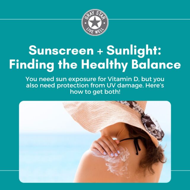 🧴☀️ Smart Sun Exposure: Protect + Nourish
You need sunlight for vitamin D... but also need to protect your skin from UV damage. So how do you get the benefits without the burn?

Swipe to learn:
👉 Why sunscreen doesn’t have to be the enemy
👉 How to safely get your vitamin D
👉 What to do after your sun time to protect your skin

It’s not about fearing the sun — it’s about being smart with it. ⚖️☀️🌿

📖 Check out the full breakdown in my blog post for even more practical tips.
https://graystarhealth.com/sun-kissed-and-sun-safe/

📲 Follow @laini.gray for no-fluff wellness made for real life.

#SmartSun #VitaminD #SunscreenTips #SunHealth #HormoneHealth #HolisticLiving #MidlifeWellness #WellnessSimplified